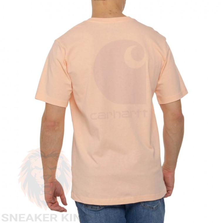 Футболка Carhartt Relaxed Fit Heavyweight Logo Graphic T-Shirt  106149-Q74